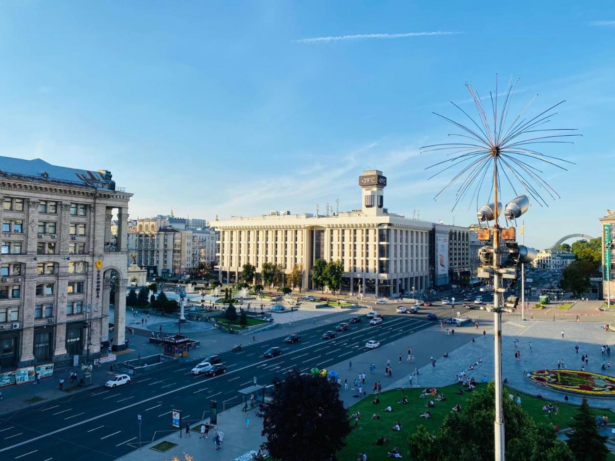 Appartement Amazing View Of Independence Square à Kiev Extérieur photo